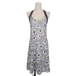 Patagonia Morning Glory Dress Gray Floral Sz Small